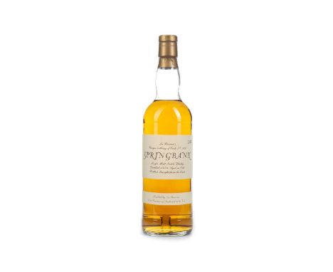 SPRINGBANK 1964 LA RESERVE Single Malt Scotch Whisky Distilled 8 June 1964, matured in cask no. 1530, bottle no. 147. 70cl, 4