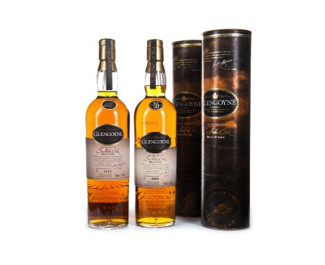 GLENGOYNE SCOTTISH OAK AGED 16 YEARS Single Malt Scotch Whisky Bottle no. A 1613. 700ml, 53.5% volume, in tube. GLENGOYNE SCO
