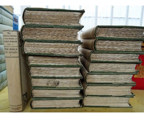 BORROW (George)  The Works, Edited with much Hitherto Unpublished Manuscript, by Clement Shorter. the Norwich Limited Edition