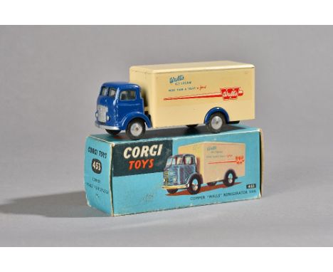 A Corgi 453 Commer 'Walls' refrigerator van, boxed. Illustrated. 