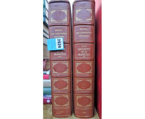 CERVANTES (S.M. de)  El Igenioso Hidalgo Don Quixote De La Mancha  . . .  Edicion anotada por Don Nicolas Diaz De Benjumea, 2