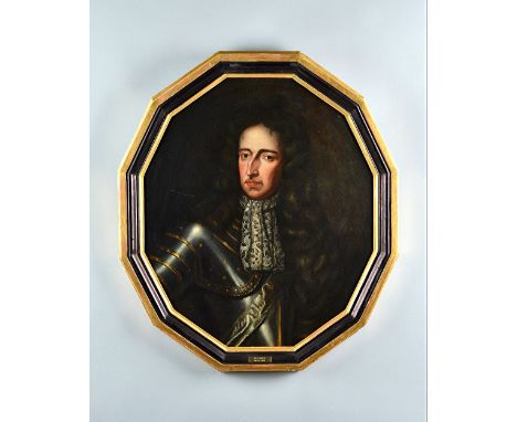 Manner of Sir Godfrey Kneller, Portrait of William III, oil on canvas, oval, 70cm x 60cm. Illustrated. Provenance: Sale, Chri