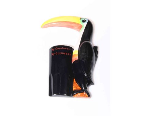 Carlton Ware Toucan wall plaque, 18cm.