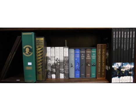 FOLIO SOCIETY A shelf of mainly Folio Society titles and others