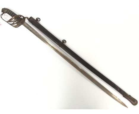 A Victorian 1845 Pattern infantry officer's sword, by Wilkinson, the blade numbered 13840