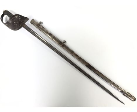A late Victorian / Edwardian Royal Engineers Pattern 1897 sword by Wilkinson, the blade numbered 35423