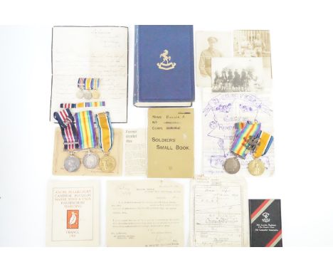 A Great War gallantry and sibling medal group, comprising Military Medal and Bar, British War and Victory medals to 633050 Pt