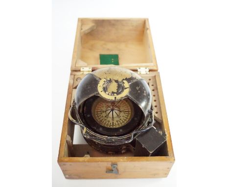 A Great War Kelvin, Bottomley and Baird Pattern 200 aircraft compass 