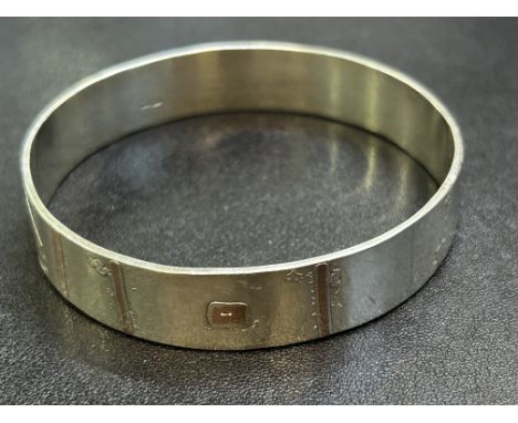 Silver & gold mark veevers bangle 38g 