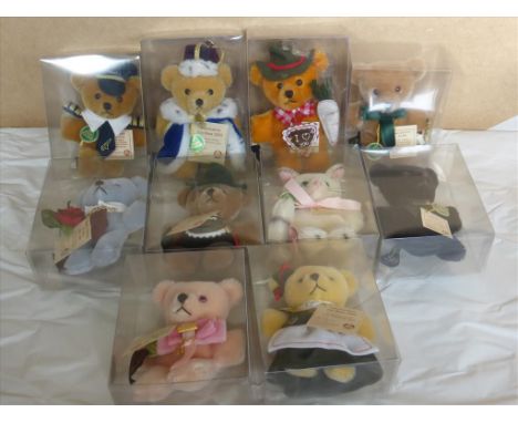 COLLECTION OF HERMANN PIN BEARS IN ORIGINAL PACKAGING (10)