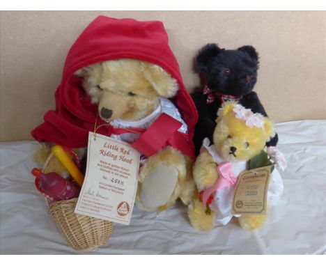 HERMANN LITTLE RED RIDING HOOD 253/500 AND 2 OTHER HERMANN BEARS