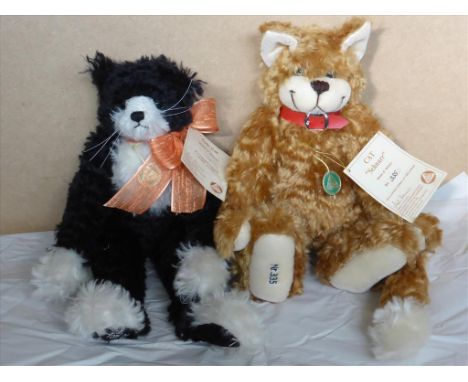 HERMANN CAT BEARS ‘SCHNURR’ 335 /1000 AND 'TOM CAT' 50/500