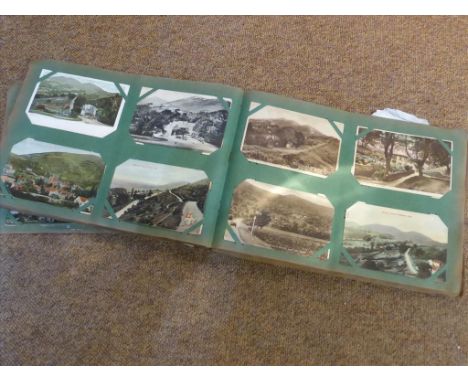 ALBUM OF INTERESTING PHOTOGRAPHIC AND OTHER POSTCARDS, MANY MALVERN, WORCESTER ETC.