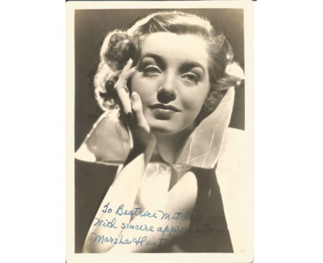 Marsha Hunt signed 7x5 vintage photo. retired American actress, model, and activist, with a career spanning over 70 years. Sh