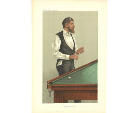 Roberts - The Champion of 1885 25/5/1905 Vanity Fair Print. These prints were issued by the Vanity Fair magazine between 1869