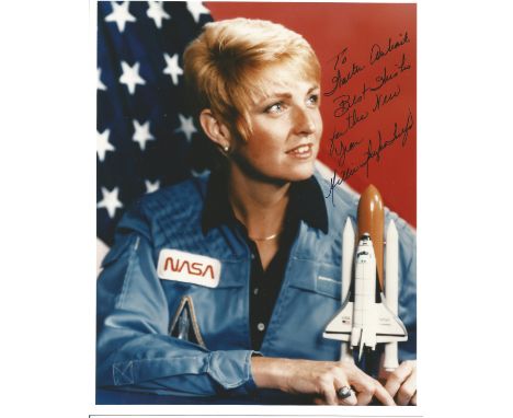 Millie Hughes Fullford signed 10x8 colour portrait photo. American medical investigator, molecular biologist and former NASA 