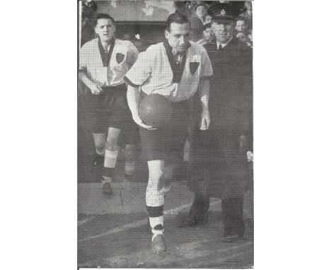 Tommy Lawton England Legend Signed Vintage Photo. Good Condition Est.