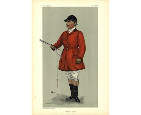 Wilmot- Berks and Bucks 5/11/1903 Vanity Fair Print. These prints were issued by the Vanity Fair magazine between 1869-1914 a