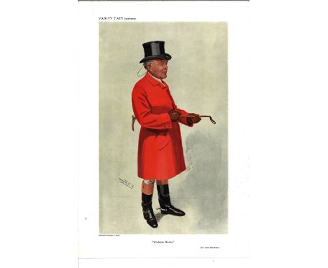 Robinson - Worksop Manor 24/5/1911 Vanity Fair Print. These prints were issued by the Vanity Fair magazine between 1869-1914 
