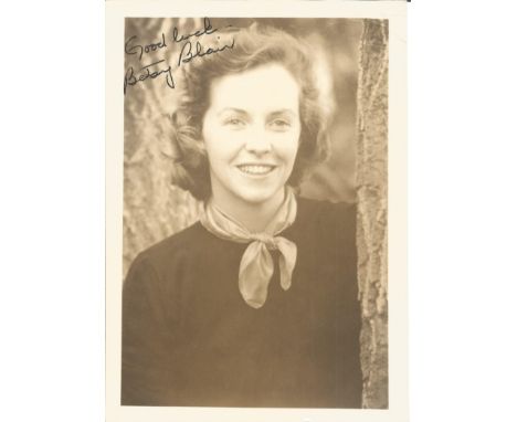 Betsy Blair Actress Signed Vintage 5x7 Photo. Good Condition Est.