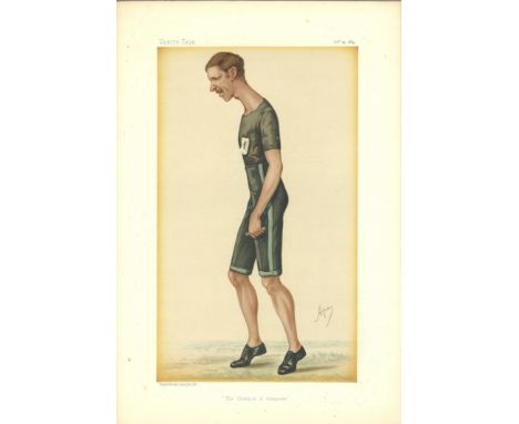 George - The Champion of Champions 25/10/1884 Vanity Fair Print. These prints were issued by the Vanity Fair magazine between