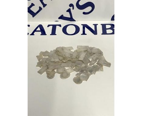 150+ PIECES OF MOTHER OF PEARL CHINESE GAMING COUNTERS