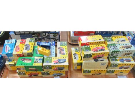 Two trays of mainly boxed Vanguards 1:64 scale models; trucks, lorries etc, approx 30.(B.P. 21% + VAT) 