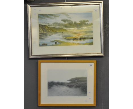 After Annabel Greenhalgh, 'Summers Evening', a limited edition coloured print, no. 261/450, signed in pencil. 25 x 37cm appro