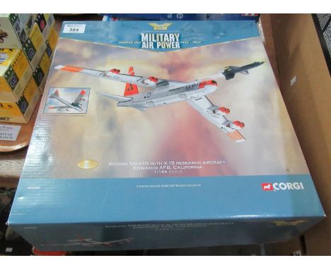 Corgi The Aviation Archive 1:144 scale military airpower Boeing NB-52B with researched aircraft Edwards AFB California, in or