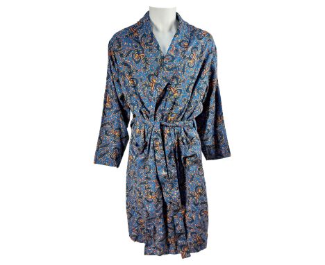 ˑ A robe which was previously owned by Freddie Mercury. There is a Next label inside and the robe has a blue red and yellow d