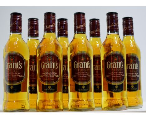 8 BOTTLES OF GRANTS BLENDED SCOTCH WHISKY - 40% - 350ml     