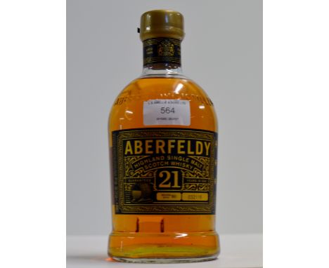 ABERFELDY 21 YEARS OLD HIGHLAND SINGLE MALT SCOTCH WHISKY - 40%, 700ml     