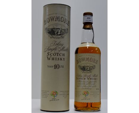 BOWMORE "THE SPIRIT OF THE FESTIVAL" 10 YEAR OLD ISLAY SINGLE MALT SCOTCH WHISKY WITH PRESENTATION TIN - 75CL, 40% VOL     