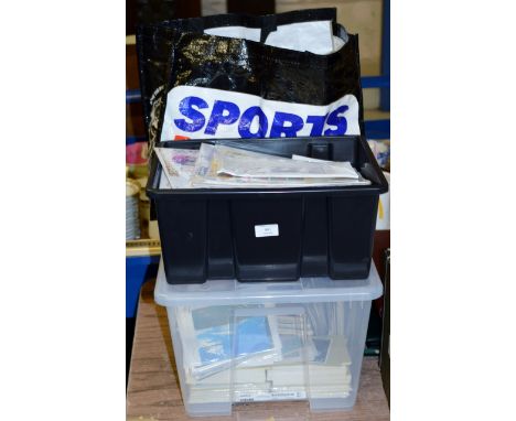 BENHAM FIRST DAY COVERS IN CRATES & BAG     