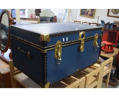 Blue storage trunk