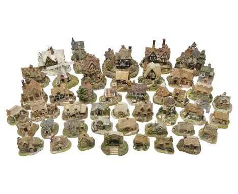 Forty five Lilliput lane models, to include The Gables, Yuletide Innm Chiltern Mill, Wellington Lodge, Tea Caddy Cottage etc