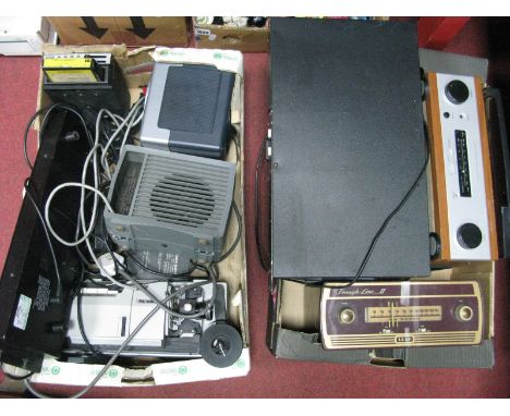 Denon DN-2600F, Phillips Leak Trough Line II Radio, eight track, etc. Untested sold for parts only:- Two Boxes