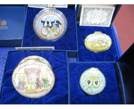 Four Halcyon Days Enamel Musical Boxes: The Three Tenors World Tour 1996-1997, Born Free, Invitation to the Dance and a Royal