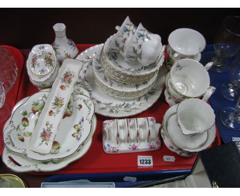 Royal Albert 'Brigadoon' Tea Wear, of twenty one pieces, Hammersley, Coalport china:- One Tray
