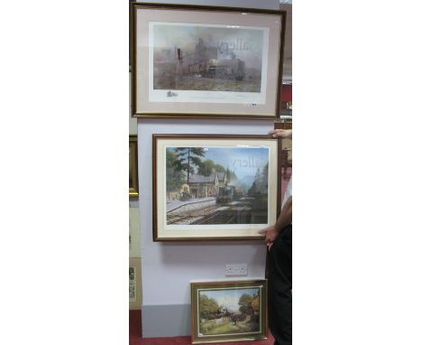 David Shepherd "Heavy Freight '67", limited edition print, graphite signed lower margin, number 69/850, 35.5 x 62cm; Dan Brec