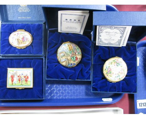Four Halcyon Days Enamel Musical Boxes: I Have a Song to Sing (The Yeoman of the Guard), Summertime (Porgy and Bess), Oh What