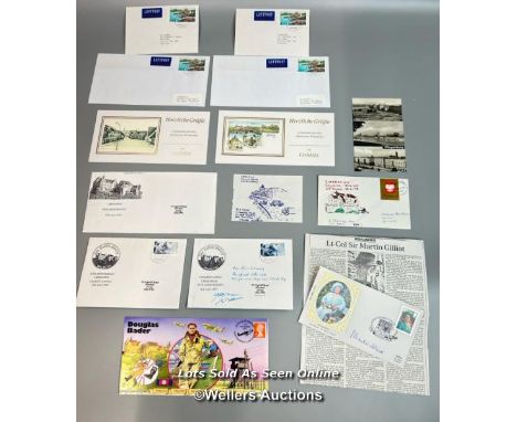 Twelve mixed commemorative first day covers and postcards of Colditz Oflag IVc, some celebrating the 50th anniversary of the 
