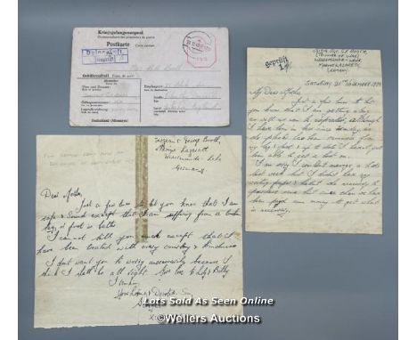 A collection of three letters written by Sergeant George Franklin Booth (561012) of 107 Squadron, who flew the Blenheim IV N6