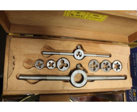 TWO CASED SETS OF MACHINING TOOLS ACCESSORIES 