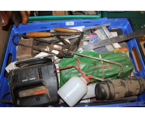 THREE CRATES OF ASSORTED TOOLS