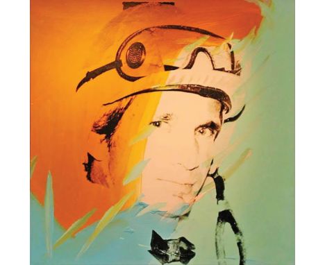 Andy Warhol (American, 1928-1987) Willie Shoemaker, 1978 Synthetic polymer paint and silkscreen ink on canvas 40” x 40” Stamp