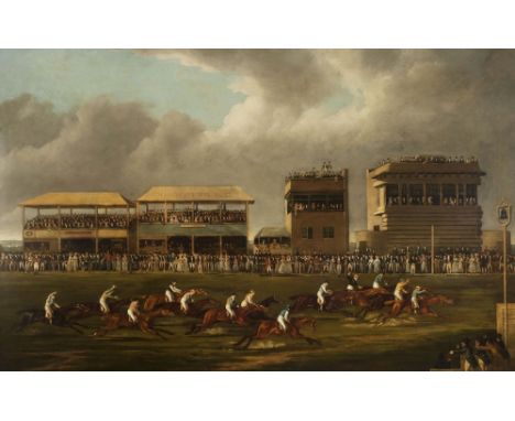 John Sinclair (British, 1872-1922) Ascot 1822 Oil on canvas, 53” x 84” $30,000. – 50,000. The image above depicts the King’s 