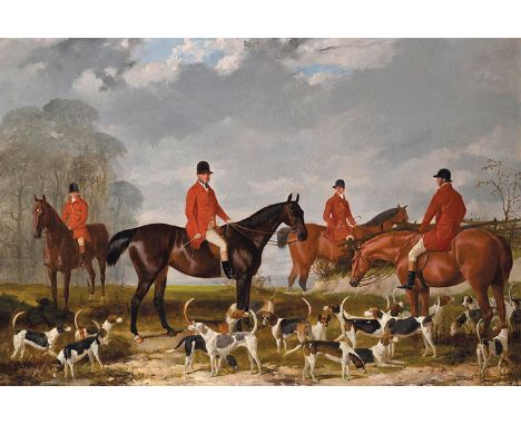 Harry Hall (British, 1814-1882) George Mure of Herringswell Oil on canvas, 40 ½” x 60” Signed $80,000. – 120,000. Provenance: