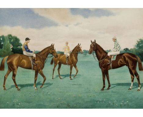 Issac James Cullin (British, active 1881-1936) “Polymelus” & “Pretty Polly, Cicero & Bachelor’ s Button” (a pair), 1906 Water