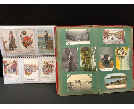 A collection of approx 240 postcards including Chas Crombie, Tom Yap, Wrench Series, T Gilson, Fred Spurgen, Donald McGill, G